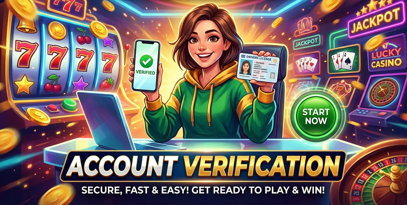 Lucky Manor casino account verification